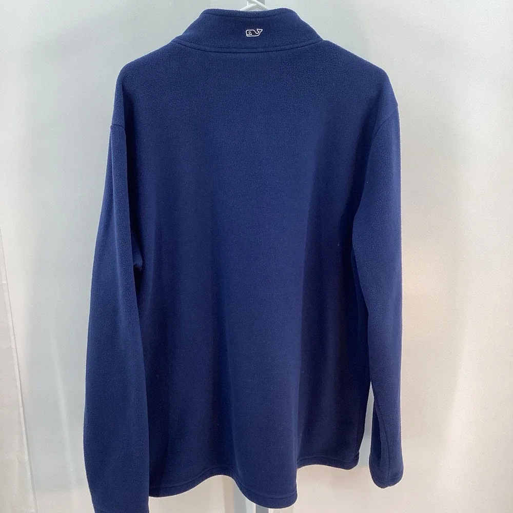Vineyard Vines Jacket Mens Extra Large XL Navy Blue Harbor Tech‎ Fleece Full Zip